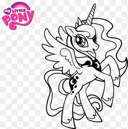 princess luna coloring pages - my little pony coloring princess luna