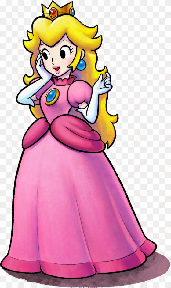 princess peach - princess peach mario and luigi series