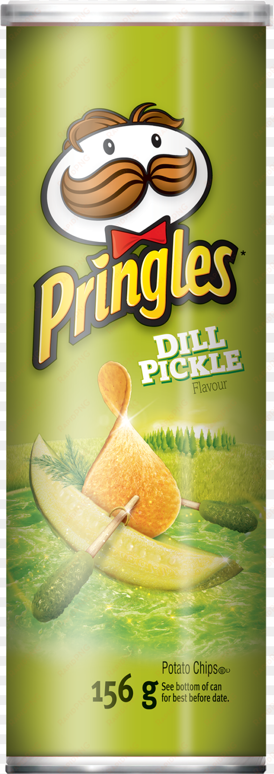 pringles* dill pickle flavour - pringles buffalo ranch potato chips 156 g