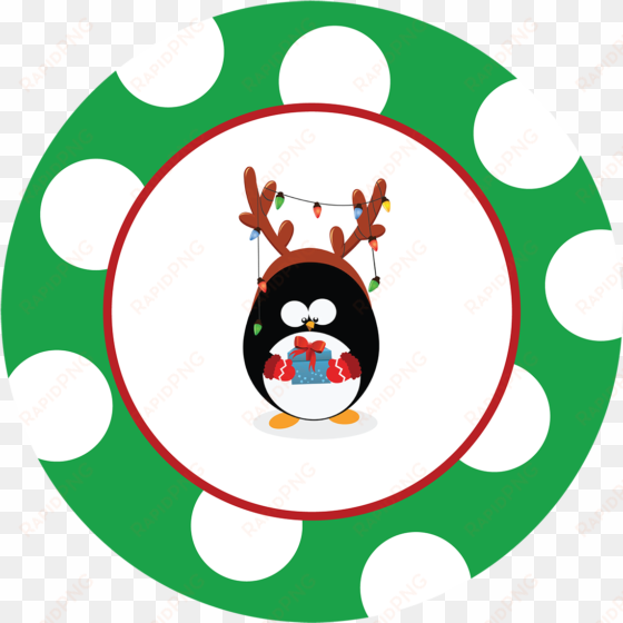 print then cut, pop it on a present and you are all - christmas penguin set mug