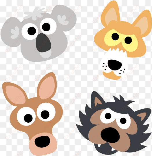 printable australian animal masks - mask