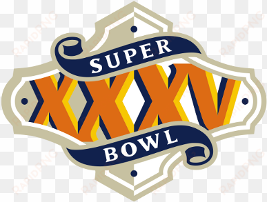Printable Super Bowl 35 Logo Printable Version - Super Bowl Xxxv Logo transparent png image