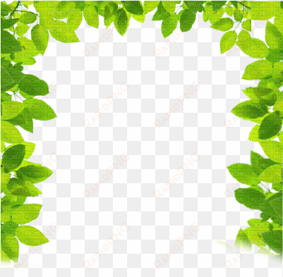 printemps cadre green leaves border frame spring - ブッダの優しい論理学: 争わない対話術