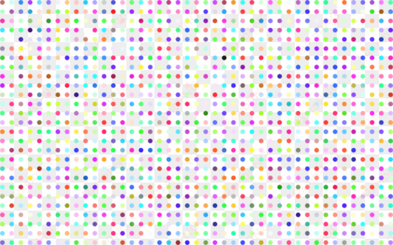 prismatic polka dots no background - crossword puzzle about volcano