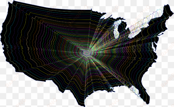 prismatic us map outline zoom image royalty free stock - dana decals map of the united states small wall decal