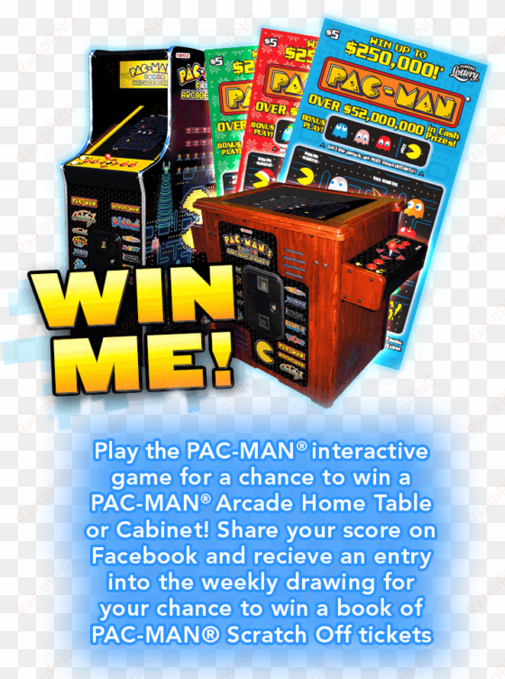 prizes - namco pacman party arcade game