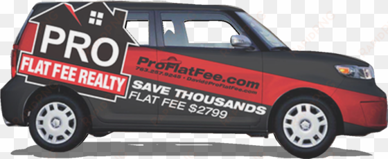 pro flat fee car wrap - car