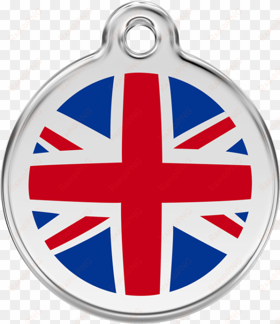 product codes - red dingo uk flag tag by red dingo - dog id tags