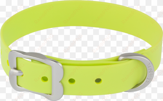 product codes - red dingo vivid pvc dog collar, large, lime