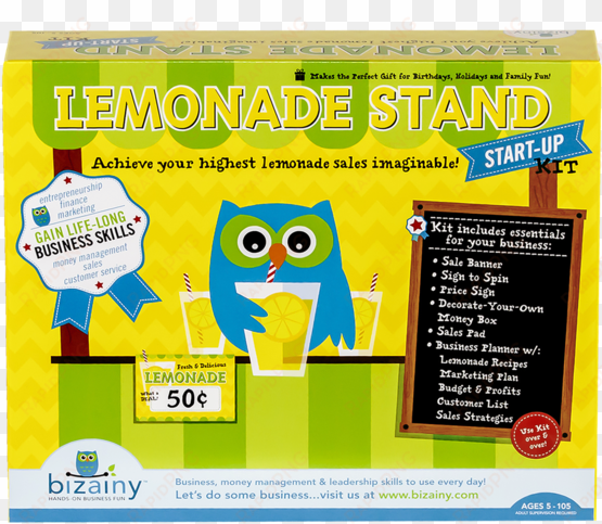 product image lemonade stand start-up kit - marketing a lemonade stand