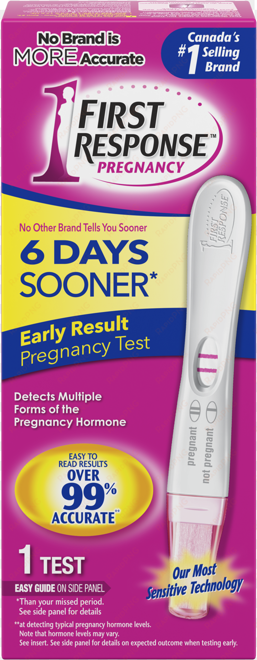 products right for you - first response pregnancy test 1 test