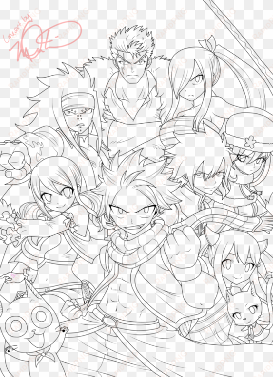 professional drawing at getdrawings - dessin fairy tail groupe