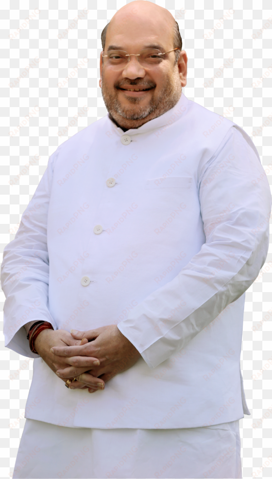 profile of bjp president - amit shah png hd