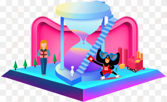 promotion stage countdown hourglass png - hourglass