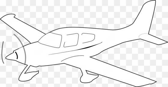 propeller driven airplane white - plane clip art