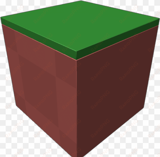 proportional grass block to my other minecraft objects, - box