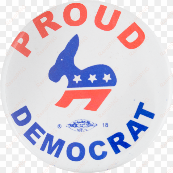 proud democrat political button museum