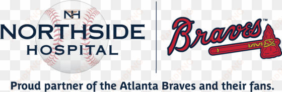 proud partner of the atlanta braves and their fans - atlanta braves 5'x6' color ultra decal