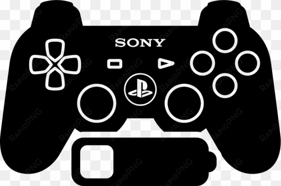 ps 3 games control with low battery status comments - playstation controller silhouette