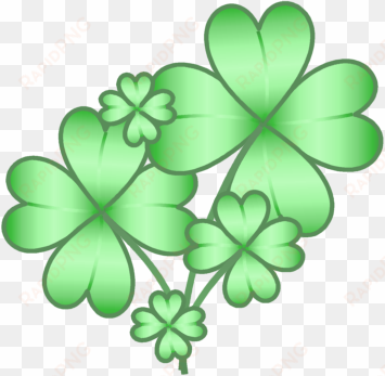 psp vector 4-leaf clovers four leaf clover border png - four leaf clovers transparent