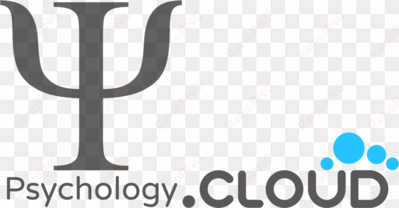 psychology cloud logo - psi symbol