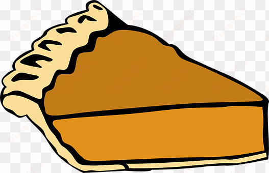 pumpkin pie slice piece baked sweet desser - pie slice clip art