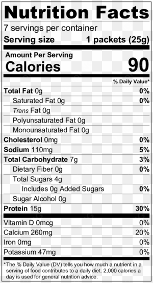 pumpkin spice latte - protein cereal nutrition facts