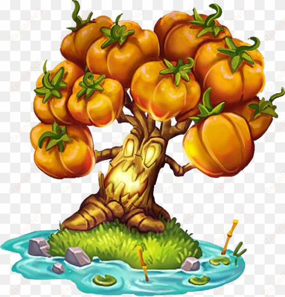 pumpkin tree - pumpkin tree clip art