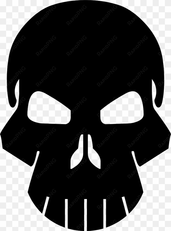 punisher human skull symbolism logo bone - skull logo transparent