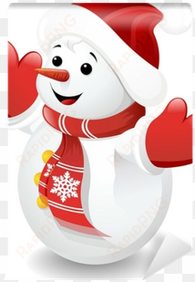 pupazzo di neve bambino baby snowman vector vinyl wall - snowman background