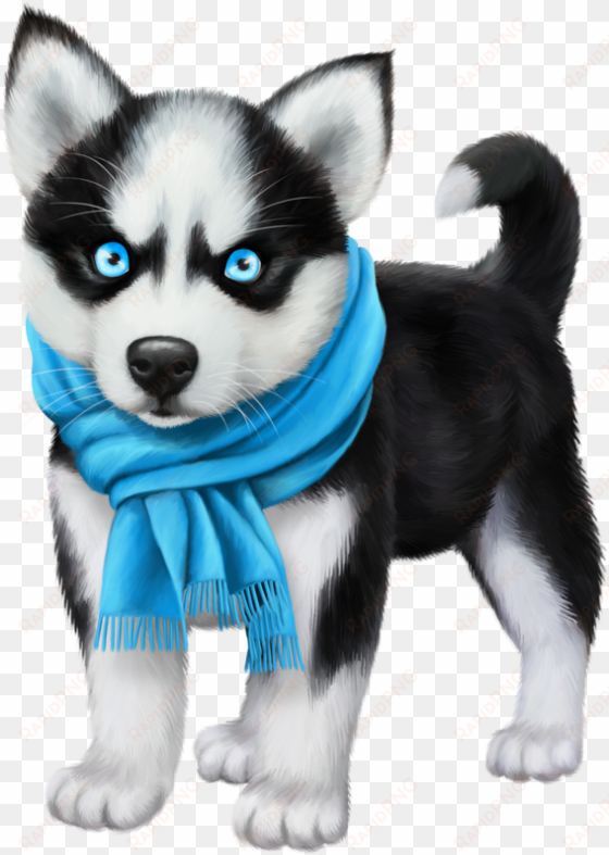 puppy vector siberian husky - cachorro clipart husky