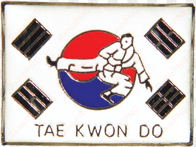 purchase korean flag taekwondo pin - korean flag taekwondo