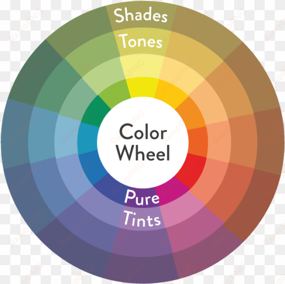 pure hues, tints, shades and tones all in one color - tones of color
