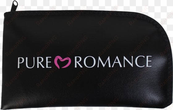 pure romance curved zippered money bag - business