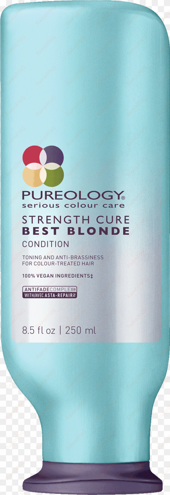 pureology strength cure best blonde purple toning conditioner - pureology hydrate conditioner