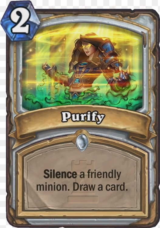 purify card - hearthstone purify