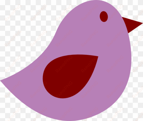 Purple Bird Clipart transparent png image
