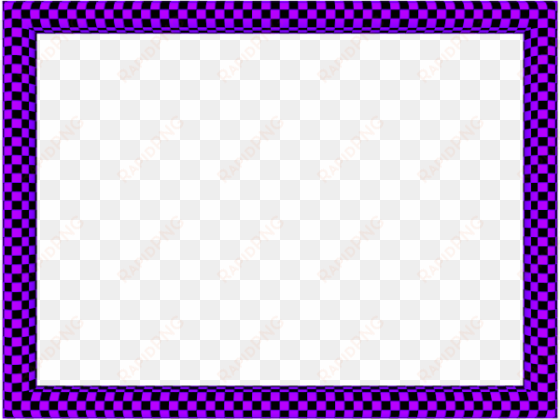 purple black funky checker rectangular powerpoint border - circle