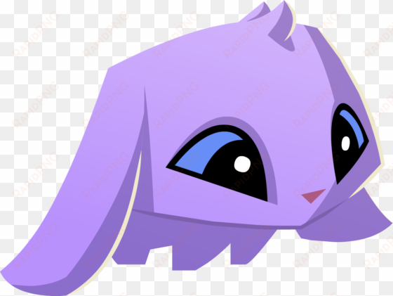 purple bunny - animal jam purple bunny