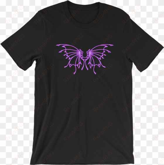 purple butterfly horseshoe tee - intelligence is the ability to adapt to change t-shirt