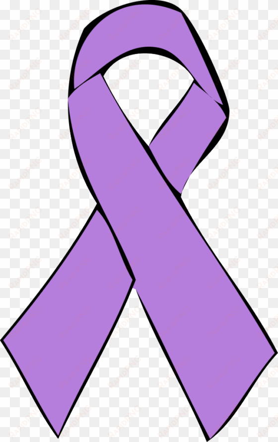 purple cancer ribbon clip art - all cancer ribbon transparent