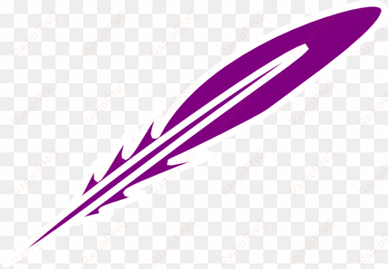 purple feather clip art at clker - purple feather cip art