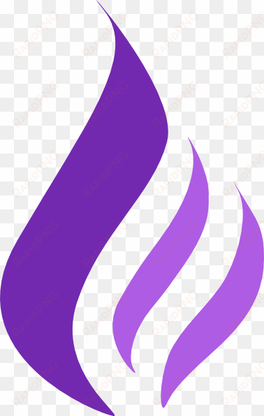 purple flame logo