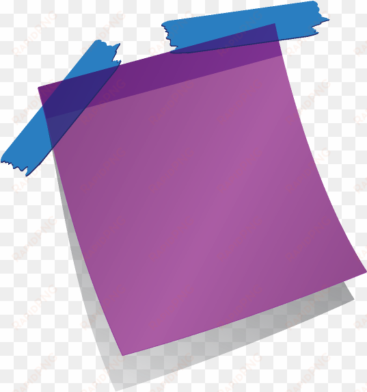 purple post it notes png - post it png
