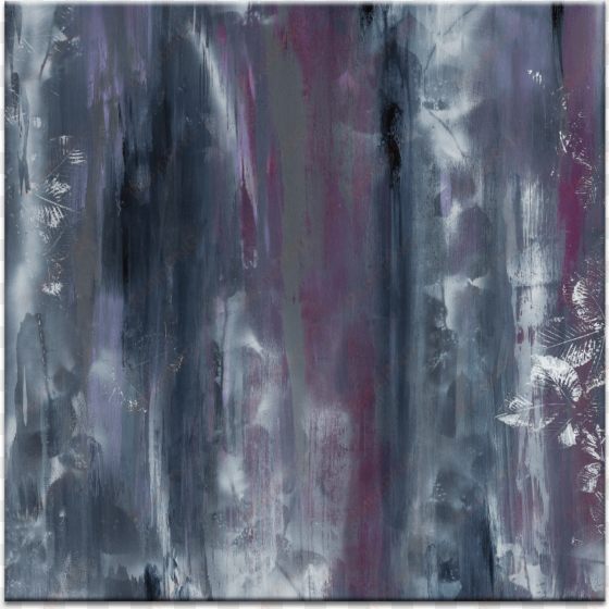 purple rain - artist lane rain by sally adams painting print on canvas
