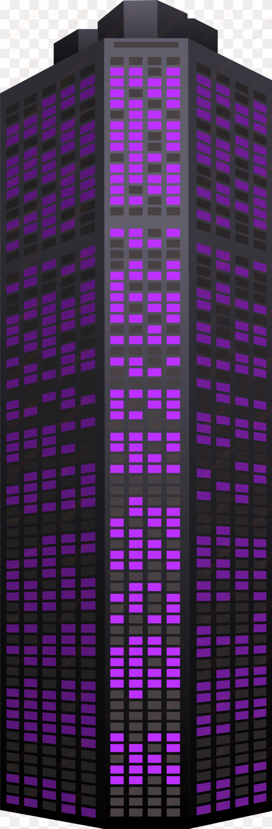 purple skyscraper png clip art - union station