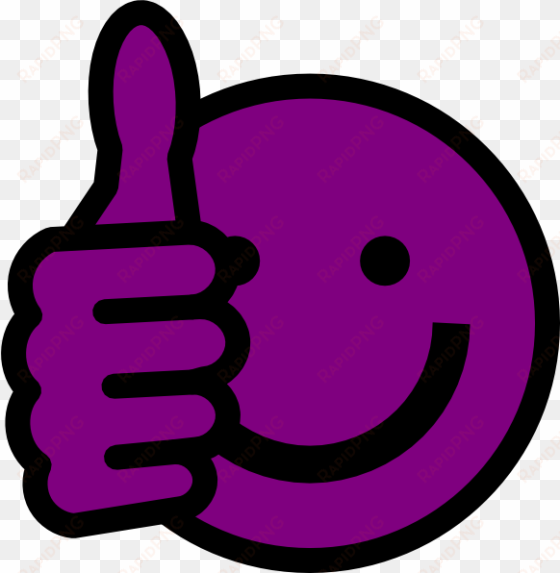 purple smiley-face thumbs up - get back! - virus attack - download
