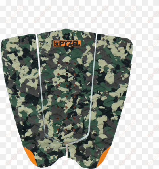 Pyzel Traction Pad Camouflage - Military Uniform transparent png image