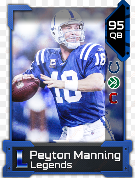 qb peyton manning - madden 19 mut cards