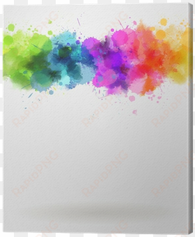 quadro su tela linea watercolor background • pixers® - linea multicolor acuarela